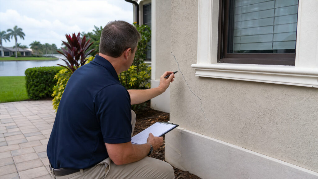 10 Foundation Settlement Signs Naples Homeowners Should Track 1 10 Foundation Settlement Signs Naples Homeowners Should Track — realistic foundation service scene in Naples, Florida