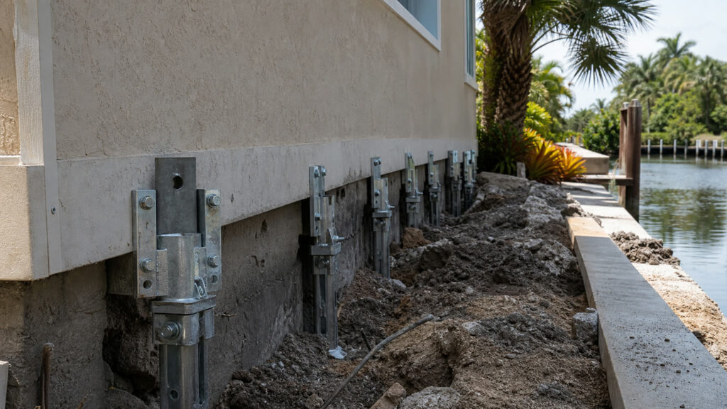 Steel Push Piers for Naples Foundations: When They May Fit — realistic foundation service scene in Naples, Florida
