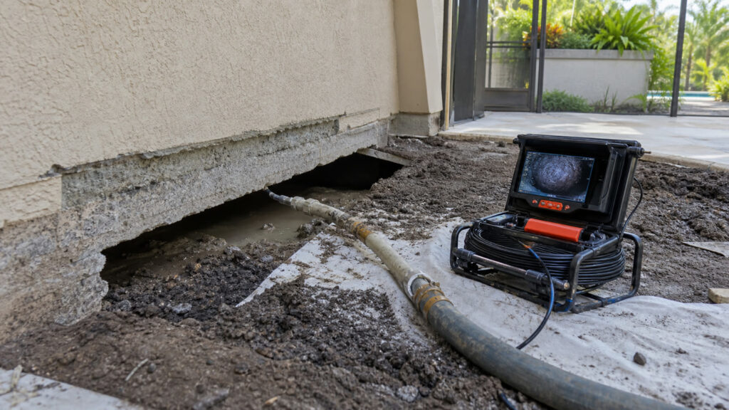 Void Filling Under Naples Slabs: Methods and Limits 1 Void Filling Under Naples Slabs: Methods and Limits — realistic foundation service scene in Naples, Florida