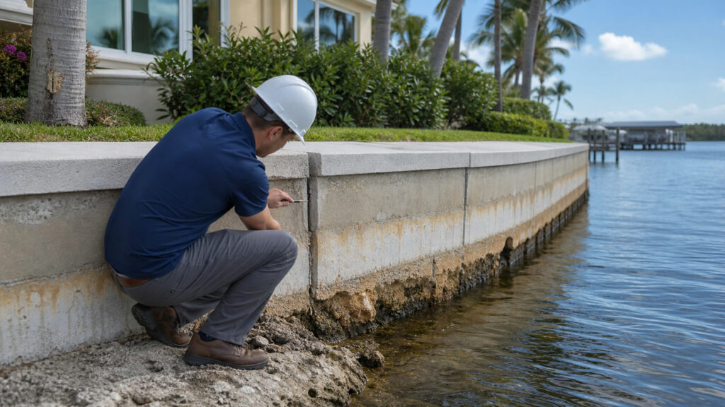 Seawall Damage and Foundation Risk for Naples Waterfront Homes — realistic foundation service scene in Naples, Florida