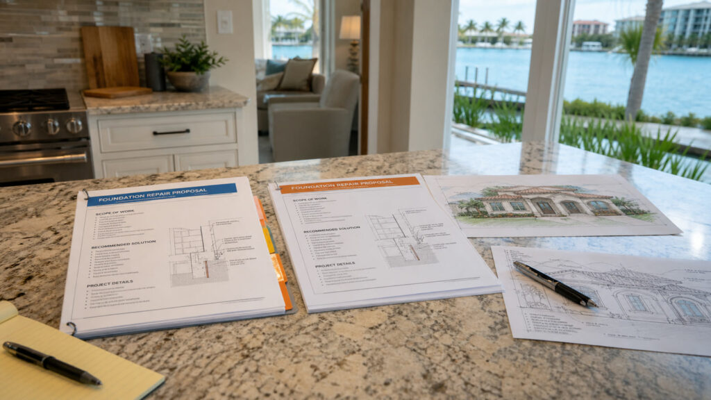 How to Compare Foundation Repair Estimates in Naples — realistic foundation service scene in Naples, Florida