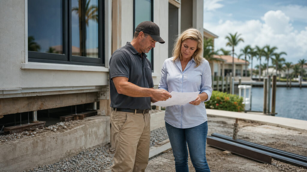 Foundation Repair Warranties: A Naples Homeowner Checklist 10 Foundation Repair Warranties: A Naples Homeowner Checklist — realistic foundation service scene in Naples, Florida